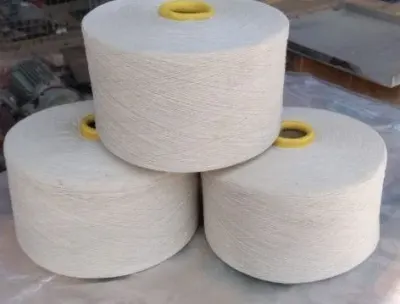 Recycled Cotton Open End Dyed Yarn by Charvi Overseas