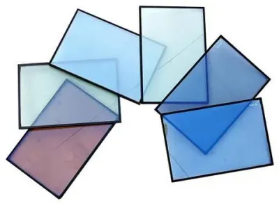 Dark bule reflective glass by Qinhuangdaorongkeglassco., Ltd