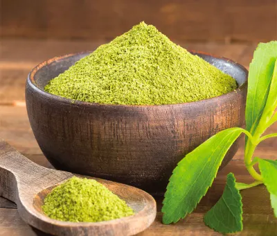 Dried Stevia Leaves by Hariom International