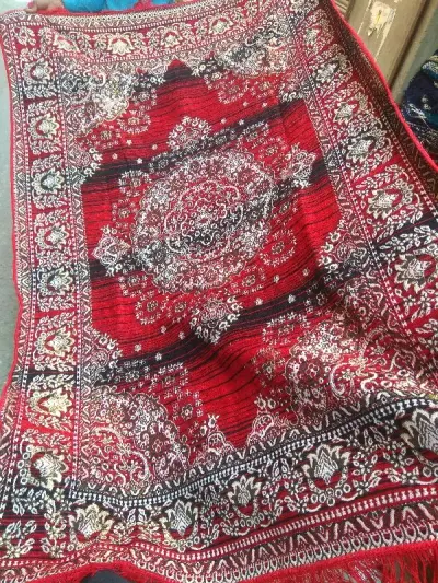 Velour jacquard carpet by Laiwu Changjiu Carpet Co., Ltd.