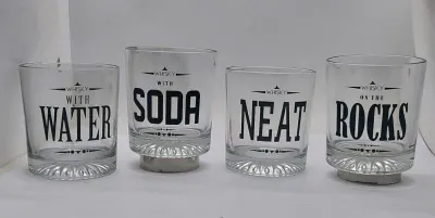 Ice Effect Whiskey Glass by Huayue Glassware Ltd