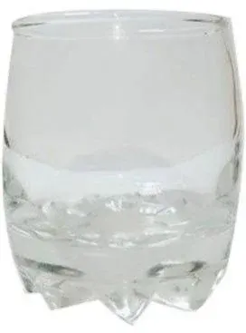 whiskey glass with cigar holder by Huayue Glassware Ltd
