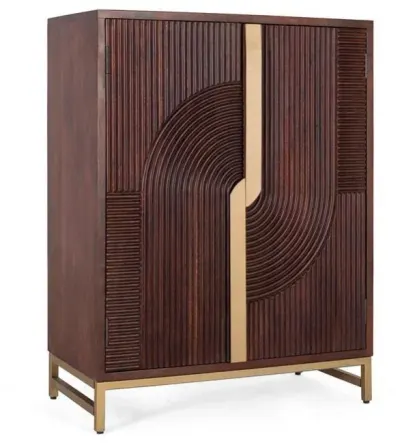 2 Door Bar Cabinet by Dezine Galleria