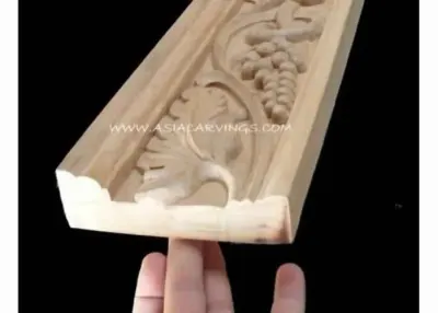 Round carved wall mirror by KABEER TRADING CO.