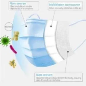 Disposable 3 Layer Face Mask