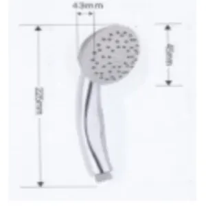 Shower Head Gae 1G Cromo by Ztudio11 Ltd