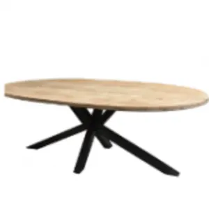 Oval Dinning Dinning Table With Star Leg
