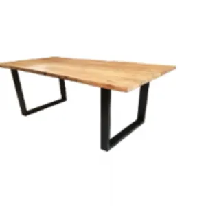 Live Edge Dinnig Table With U Leg