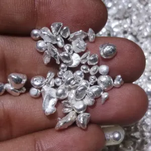 Pure Silver Ag Granules / Grain Material For Jewelry Production by posjlagran