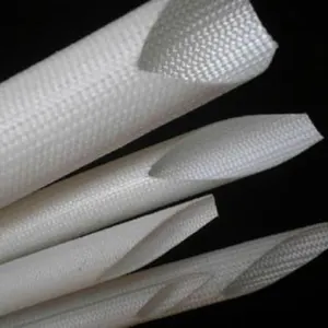 Glass fiber heat shrinkable tube (outside fiber inside rubber) by Huawoer Heat-Shrinkable Material Co., Ltd