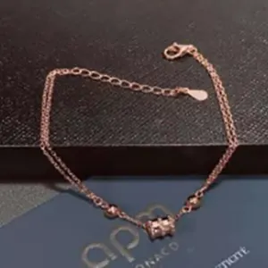 Sterling silver 925 stud bracelets to be customized and labelled by Hongxiang Network Technology Co., Ltd