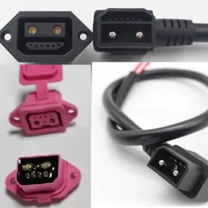 battery pack 2+4 connector 50A-80A Rated current bike charge connector - Image 3