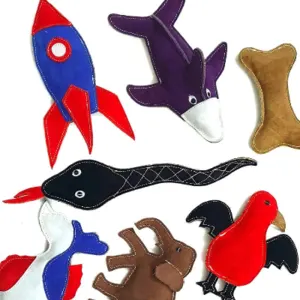 Leather Dog Toys by ERFOLG INTERNATIONAL