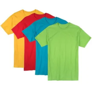 Men's T-Shirt Short Sleeve Solid Color Wholesale OEM 100% Cotton Casual 180GSM Customized Design - Image 4
