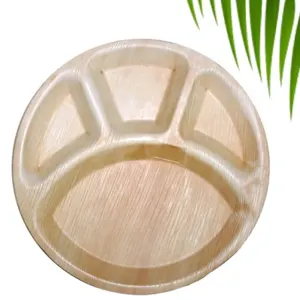 Areca Leaf Plates 12Inch 4CP Dinner plate by Globwing International