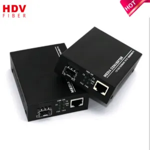10/100/1000M SFP media converter by Shenzhen HDV Photoelectron Technology Ltd.