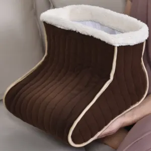 UGI Electric Foot Warmer, Foot Heater, Heating Pad, Heating Settings Auto Shut-Off, Any Foot Size, Washable, Heated Boots, Warming Slippers, Feet Warmers for Women Men Elderly, Cosy Footwarmer Heated Warmer Pad, EcoSapiens - Image 5