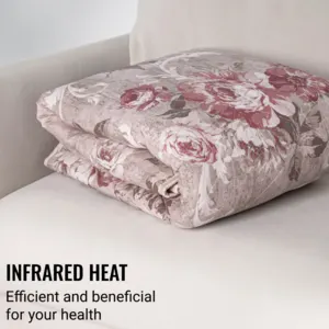 Blanket Electric heated blanket, Soft Electric duvet with Heat Settings Auto shut-off Timer Remote Control, Over-blanket Bed Size Heater Bed Throw Bedspread Fast Heating, EcoSapiens - Image 3