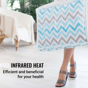 Zaggy Electric heated blanket, Soft Electric duvet with Heat Settings Auto shut-off Timer Remote Control, Over-blanket Bed Size Heater Bed Throw Bedspread Fast Heating, EcoSapiens - Image 4