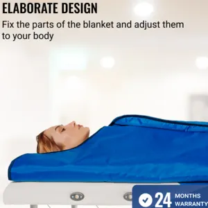 Infrasauna Infrared Sauna Blanket, Two Zone Remote Control, Portable SPA at Home, Infra red Therapy, Body Detox Fitness Hot Sweating Anti Ageing, Beauty Machine, Personal Sauna Bag - Image 5