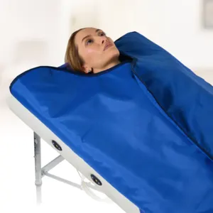 Infrasauna Infrared Sauna Blanket, Two Zone Remote Control, Portable SPA at Home, Infra red Therapy, Body Detox Fitness Hot Sweating Anti Ageing, Beauty Machine, Personal Sauna Bag - Image 6