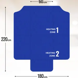 Infrasauna Infrared Sauna Blanket, Two Zone Remote Control, Portable SPA at Home, Infra red Therapy, Body Detox Fitness Hot Sweating Anti Ageing, Beauty Machine, Personal Sauna Bag - Image 7