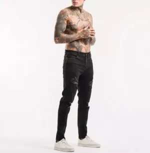 Fitness Wear 2022 Customized Logo High Quality Light Weight Cheap Price New Arrival Men Denim Pant On Sale Now by Sakaria Knitting Industries