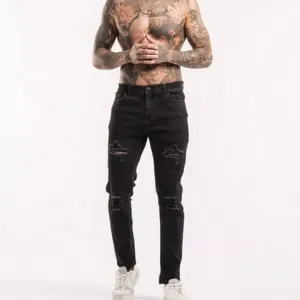 Fitness Wear 2022 Customized Logo High Quality Light Weight Cheap Price New Arrival Men Denim Pant On Sale Now - Image 2