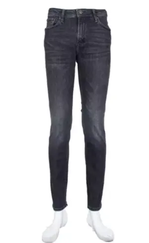 Fashion Slim Fit Stretch Denim Dark Casual 2022 Latest Elastic Fabric Slim Men Jean Pants With Zip - Image 2