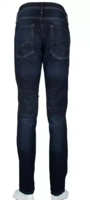 Fashion Slim Fit Stretch Denim Dark Casual 2022 Latest Elastic Fabric Slim Men Jean Pants With Zip - Image 3