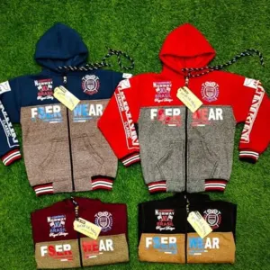 Boys Fleece Zipper by Navaid Trading Co