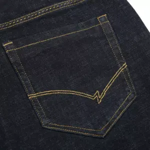 Fashion Slim Fit Stretch Denim Dark Casual 2022 Latest Elastic Fabric Slim Men Jean Pants With Zip - Image 4