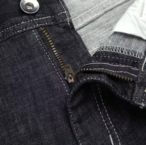 Cotton Elastic Denim American Style Jeans High Quality Casual Pants Regular Denim Stitch Design Pocket - Image 5
