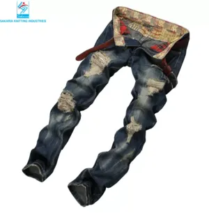 Stretchy Skinny Jeans Men Slim Fit Casual Men Jeans Anti-Pilling Breathable Men's - Image 2