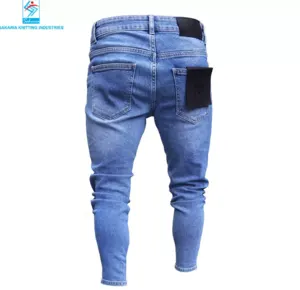 Ripped Jeans Men Custom Wholesale Made High Quality Popular Men Ripped Jeans Street Casual - Image 5
