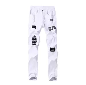 Ripped Jeans Men Custom Wholesale Made High Quality Popular Men Ripped Jeans Street Casual - Image 6
