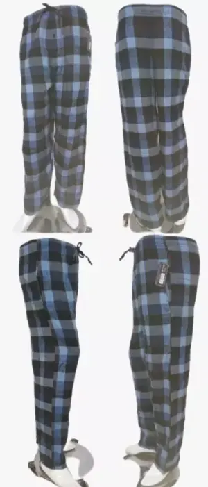 Men's Yarn Dyed Flannel Lounge Pants by Sakaria Knitting Industries