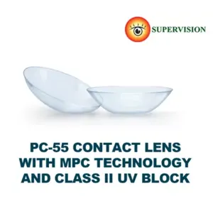 PC-55 Contact Lens (45% Omafilcon C, 55% water) with UV blocker by Supervision Optimax