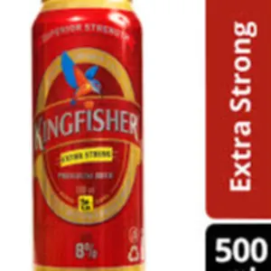 Kingfisher Premium Lager Beer 12 x 500 ml For Export - Image 2