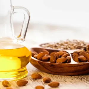 Cold pressed  almond oil, by BLOOMIERE