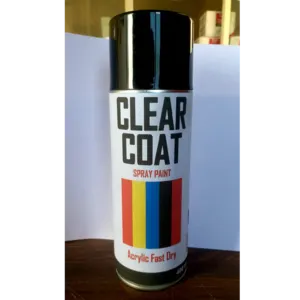 AEROSOL SPRAY PAINT GLOSS BLACK 400 ML