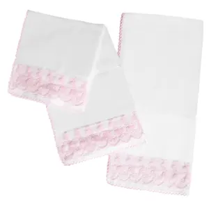 3-Pack Voil Pink BabyTowels by Mabber Textile, LLC