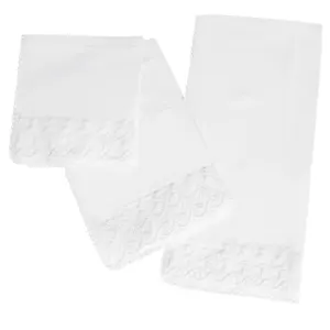 3-Pack Voil White BabyTowels by Mabber Textile, LLC