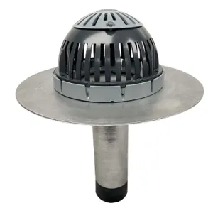 Spun Aluminum New Construction Roof Drain - Image 2