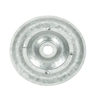 Roofing Fasteners Round Barbed Stress Plate and Hex Stress Plate by Richang Qiaoshan Trade Co., Ltd.