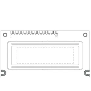 Monochrome LCM Graphic Type  PLG1203BW by Palm Technology Co., Ltd.