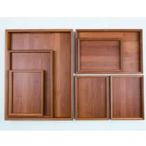 Seven Piece Tray Set