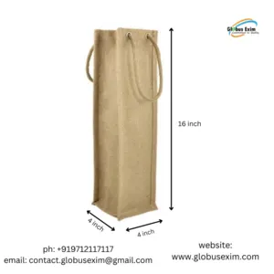 jute bottle bag - Image 3