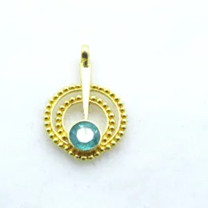 Handmade gorgeous 18k solid gold charm by Gemsicon Private Limited