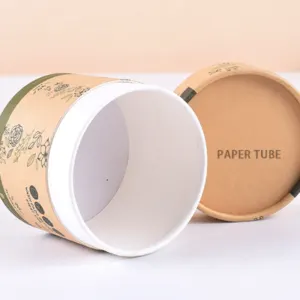 Paper tube box round tea paper tube box packaging by 青岛迷你包装有限公司